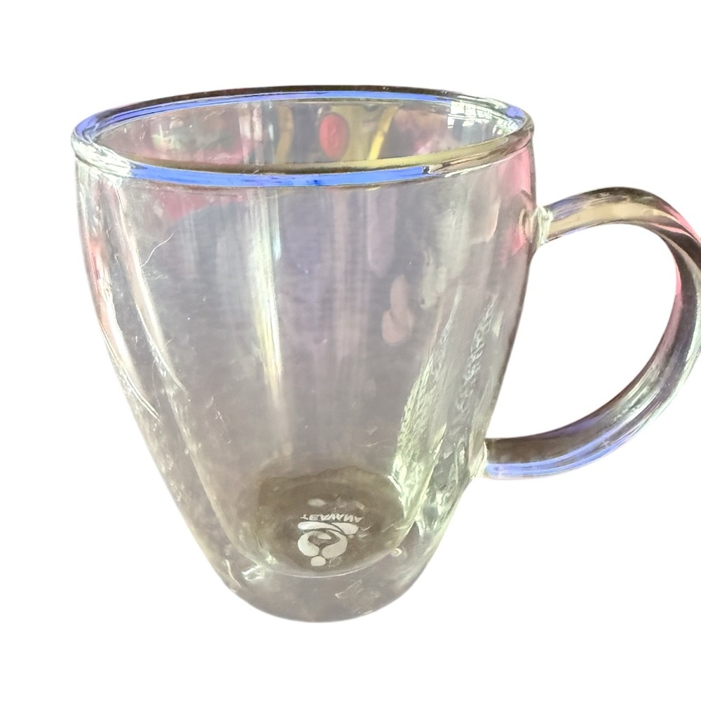 Teavana Clear Glass Mug